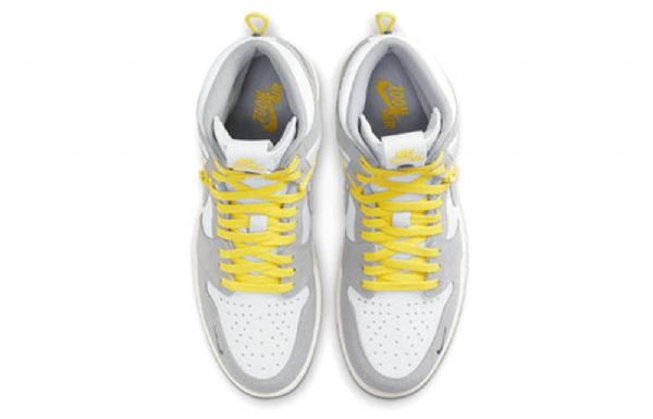 Nike Air Jordan 1 Høje Overdele Switch Retro Basketball Sko Til Mænd Lysegrå