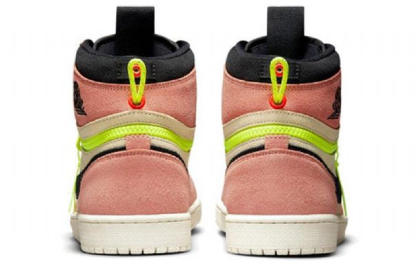 Nike Air Jordan 1 Høje Overdele Switch Retro Basketball Sko Til Mænd Lyserød