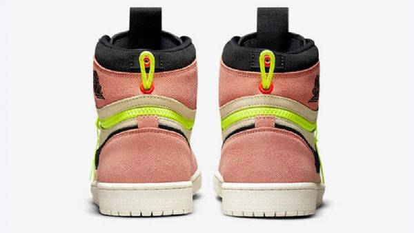 Nike Air Jordan 1 Høje Overdele Switch Volt Sko Til Mænd Lyserød