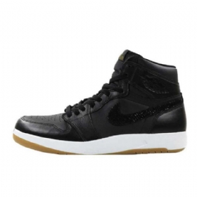 Nike Air Jordan 1 Høje Overdele The Return Snake Sko Til Mænd Sort