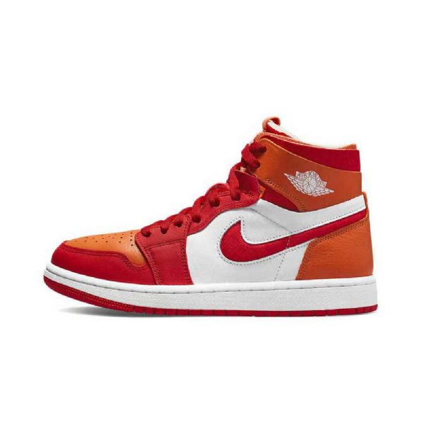 Nike Air Jordan 1 Høje Overdele Zoom cmft Fire Curry Sko Til Damer Orange Rød