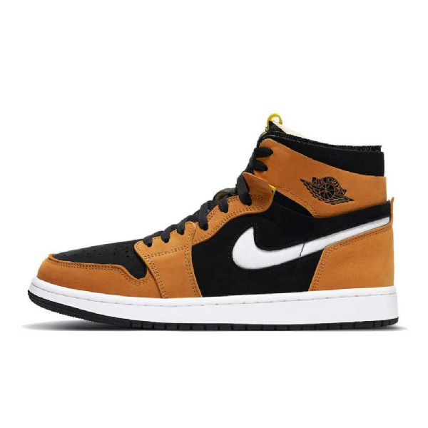 Nike Air Jordan 1 Høje Overdele Zoom cmft Monarch Sko Til Damer Sort Brun