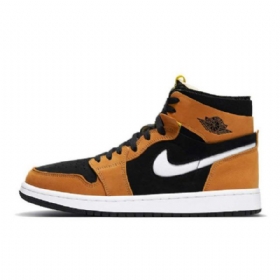 Nike Air Jordan 1 Høje Overdele Zoom cmft Monarch Sko Til Damer Sort Brun