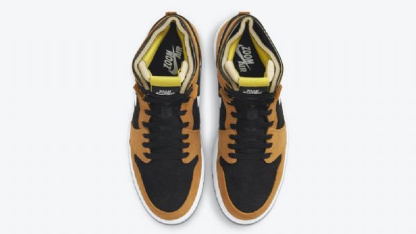 Nike Air Jordan 1 Høje Overdele Zoom cmft Monarch Sko Til Damer Sort Brun