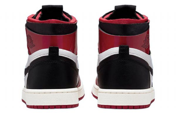 Nike Air Jordan 1 Høje Overdele Zoom Comfort Chicago Bulls Retro Basketball Sko Til Mænd Rød Sort