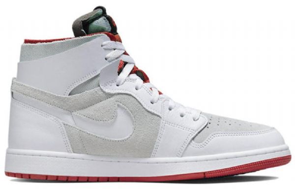 Nike Air Jordan 1 Høje Overdele Zoom Comfort Hare Retro Basketball Sko Til Mænd Grå