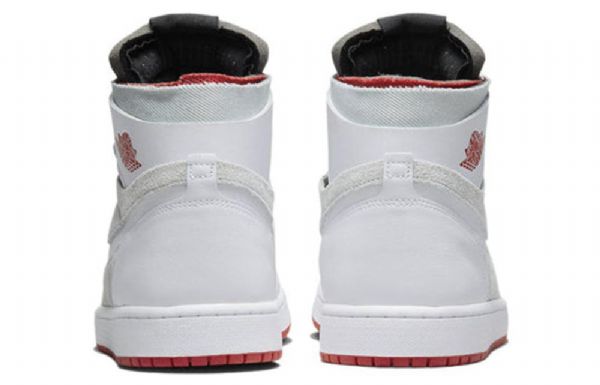 Nike Air Jordan 1 Høje Overdele Zoom Comfort Hare Retro Basketball Sko Til Mænd Grå