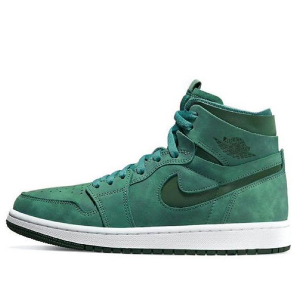 Nike Air Jordan Air 1 Høje Overdele Zoom Comfort Retro Basketball Sko Til Damer Grøn