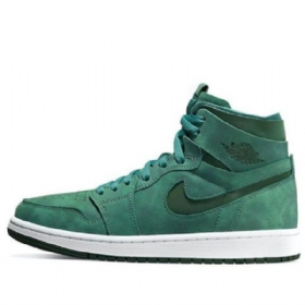 Nike Air Jordan Air 1 Høje Overdele Zoom Comfort Retro Basketball Sko Til Damer Grøn