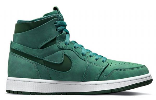 Nike Air Jordan Air 1 Høje Overdele Zoom Comfort Retro Basketball Sko Til Damer Grøn