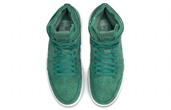 Nike Air Jordan Air 1 Høje Overdele Zoom Comfort Retro Basketball Sko Til Damer Grøn
