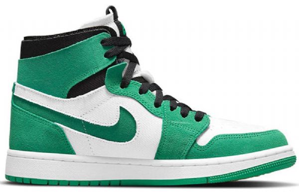 Nike Air Jordan 1 Høje Overdele Zoom Comfort Retro Basketball Sko Til Damer Grøn