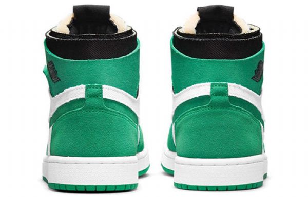 Nike Air Jordan 1 Høje Overdele Zoom Comfort Retro Basketball Sko Til Damer Grøn