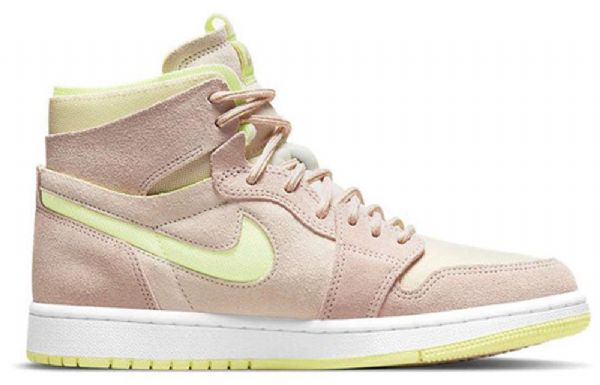 Nike Air Jordan 1 Høje Overdele Zoom Comfort Retro Basketball Sko Til Damer Khaki Grøn