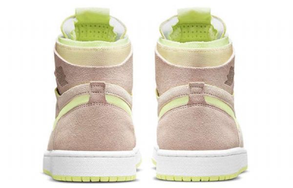 Nike Air Jordan 1 Høje Overdele Zoom Comfort Retro Basketball Sko Til Damer Khaki Grøn