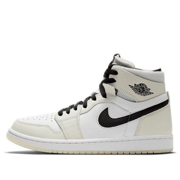 Nike Air Jordan 1 Høje Overdele Zoom Comfort Retro Basketball Sko Til Damer Lys Khaki