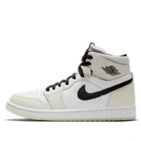 Nike Air Jordan 1 Høje Overdele Zoom Comfort Retro Basketball Sko Til Damer Lys Khaki