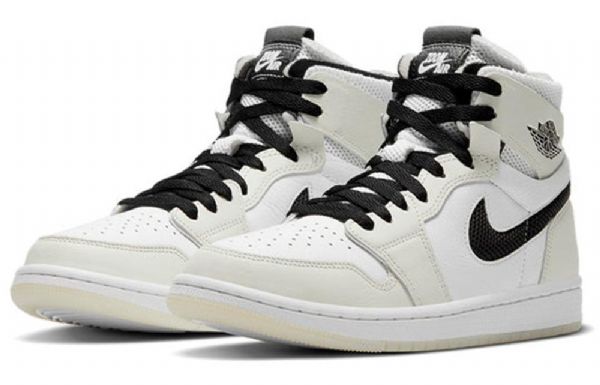 Nike Air Jordan 1 Høje Overdele Zoom Comfort Retro Basketball Sko Til Damer Lys Khaki