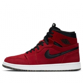 Nike Air Jordan 1 Høje Overdele Zoom Comfort Retro Basketball Sko Til Mænd Rød