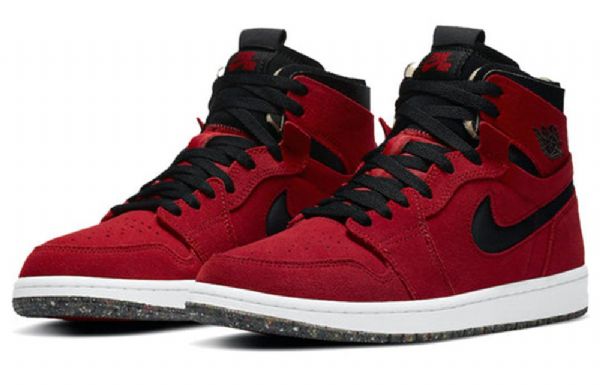Nike Air Jordan 1 Høje Overdele Zoom Comfort Retro Basketball Sko Til Mænd Rød