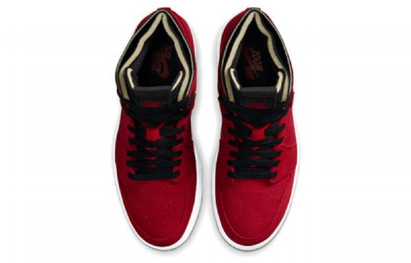 Nike Air Jordan 1 Høje Overdele Zoom Comfort Retro Basketball Sko Til Mænd Rød