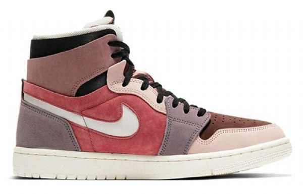 Nike Air Jordan 1 Høje Overdele Zoom Retro Basketball Sko Til Damer Flerfarvet