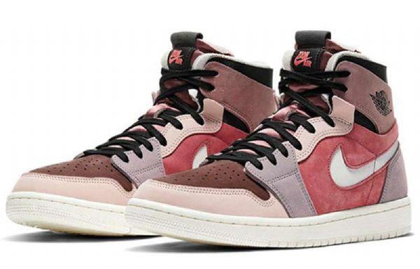 Nike Air Jordan 1 Høje Overdele Zoom Retro Basketball Sko Til Damer Flerfarvet