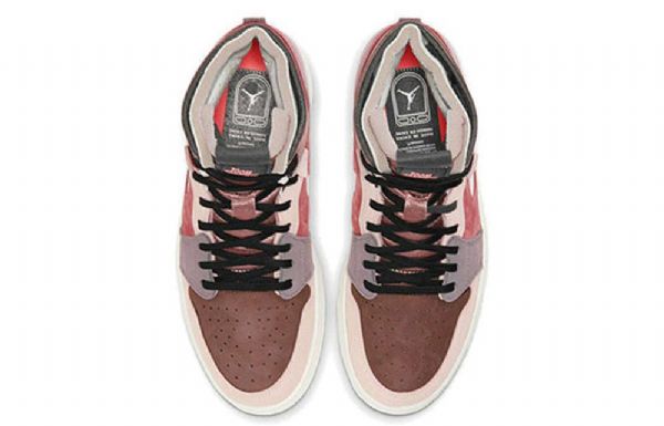 Nike Air Jordan 1 Høje Overdele Zoom Retro Basketball Sko Til Damer Flerfarvet