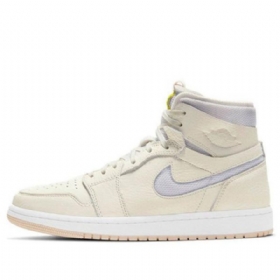 Nike Air Jordan 1 Høje Overdele Zoom Retro Basketball Sko Til Damer Hvid