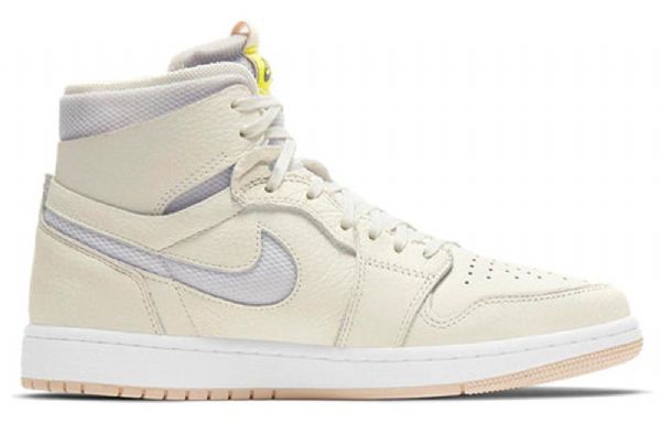 Nike Air Jordan 1 Høje Overdele Zoom Retro Basketball Sko Til Damer Hvid