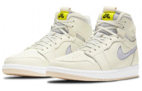 Nike Air Jordan 1 Høje Overdele Zoom Retro Basketball Sko Til Damer Hvid