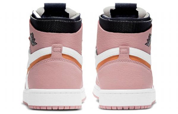 Nike Air Jordan 1 Høje Overdele Zoom Retro Basketball Sko Til Damer Lyserød