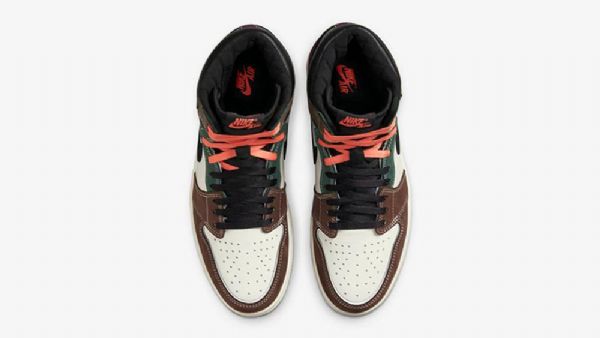 Nike Air Jordan 1 Høje Toppe Og Håndlavede Sko Til Mænd Flerfarvet