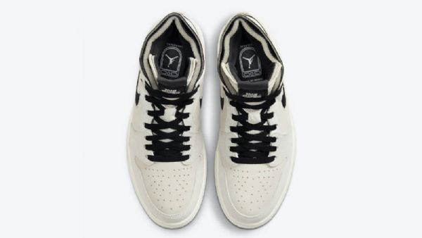 Nike Air Jordan 1 Høje Toppe Zoom cmft Summit Sko Til Mænd Hvid