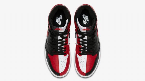 Nike Air Jordan 1 Homage To Home Sko Til Mænd Sort Rød