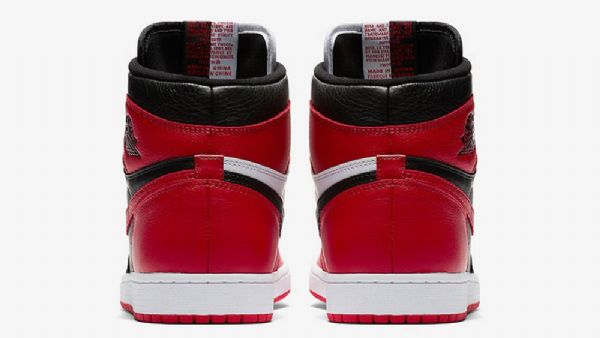 Nike Air Jordan 1 Homage To Home Sko Til Mænd Sort Rød