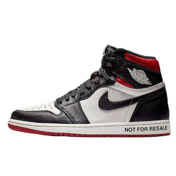 Nike Air Jordan 1 Ikke Gensalg Sko Til Mænd Sort Hvid