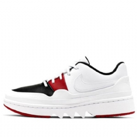 Nike Air Jordan 1 Jester Xx Low Toppe Snøret Retro Basketball Sko Til Damer Hvid Sort