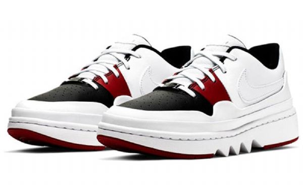 Nike Air Jordan 1 Jester Xx Low Toppe Snøret Retro Basketball Sko Til Damer Hvid Sort