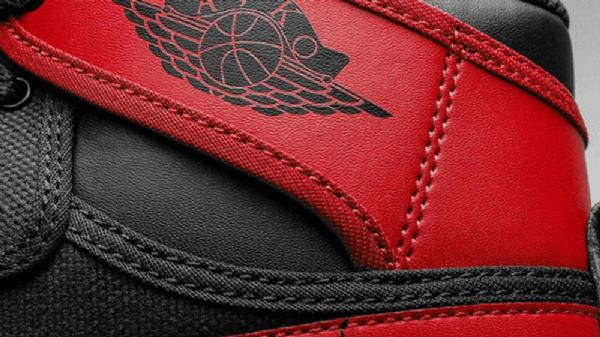 Nike Air Jordan 1 Ko Brede Sko Til Mænd Sort Rød