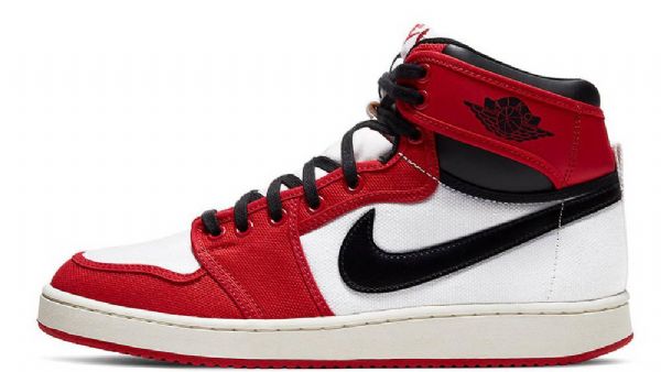 Nike Air Jordan 1 Ko Chicago Sko Til Damer Rød Hvid