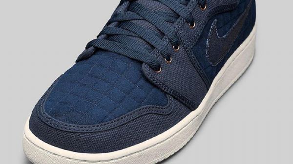 Nike Air Jordan 1 Ko Høje Overdele Og Obsidian Sko Til Mænd Mørkeblå Blå