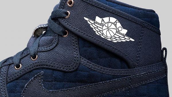 Nike Air Jordan 1 Ko Høje Overdele Og Obsidian Sko Til Mænd Mørkeblå Blå