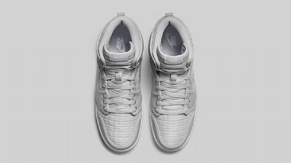 Nike Air Jordan 1 Ko Høje Overdele Og Pure Platinum Sko Til Mænd Grå