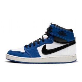 Nike Air Jordan 1 Ko Høje Overdele Storm Sko Til Damer Blå