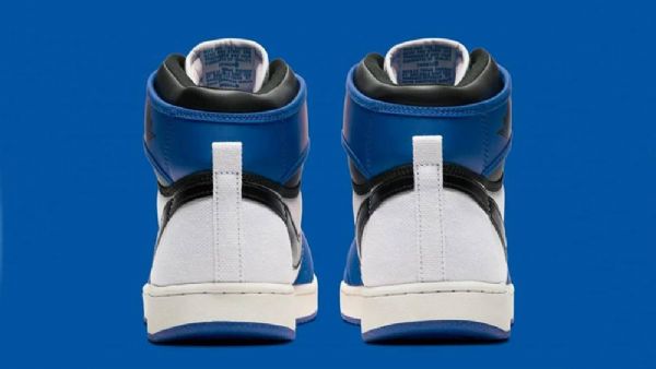 Nike Air Jordan 1 Ko Høje Overdele Storm Sko Til Damer Blå