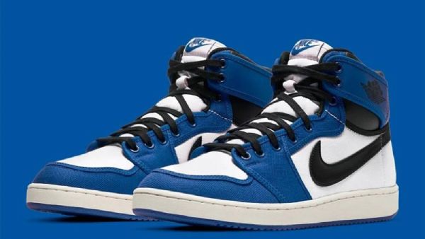 Nike Air Jordan 1 Ko Høje Overdele Storm Sko Til Mænd Blå