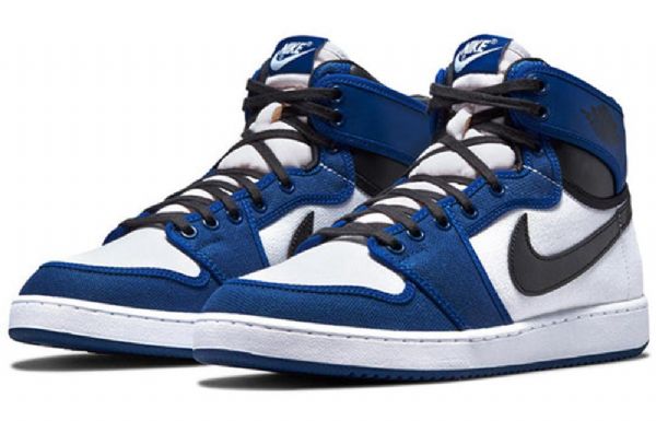 Nike Air Jordan 1 Ko Retro Basketball Sko Til Mænd Blå
