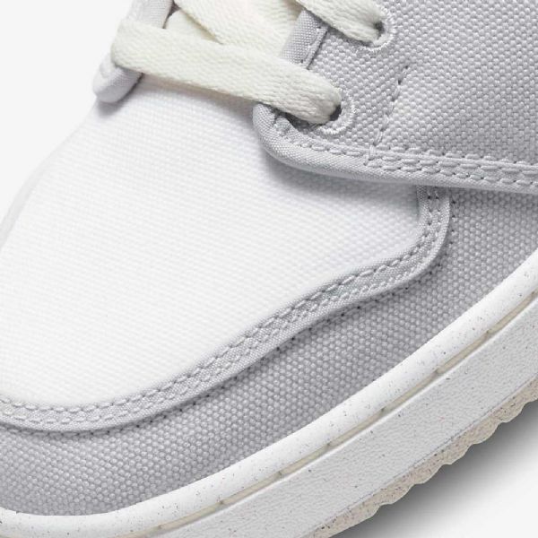 Nike Air Jordan 1 Ko Sko Til Mænd Hvid Grå Sort