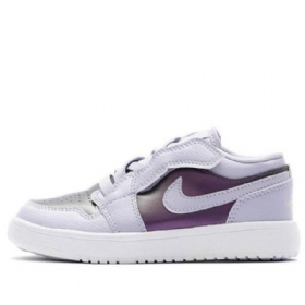 Nike Air Jordan 1 Lave Overdele Alt Lilla Bp Retro Basketball Sko Til Damer